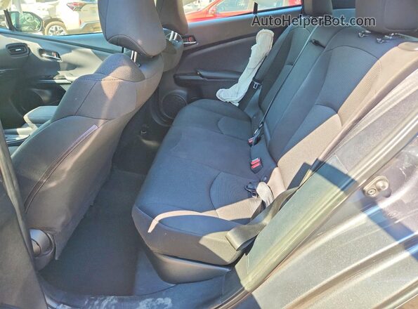 JTDKAMFU1N3174656 2022 TOYOTA PRIUS Gray Widok tylnych siedzeń