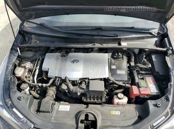 JTDKAMFU2M3132690 2021 TOYOTA PRIUS Серый Вид подкапотного пространства