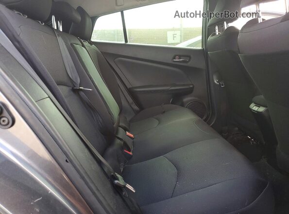 JTDKAMFU2M3132690 2021 TOYOTA PRIUS Серый Вид задней части салона