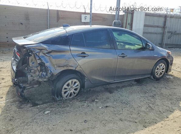 JTDKAMFU2M3132690 2021 TOYOTA PRIUS Серый Задняя правая четверть