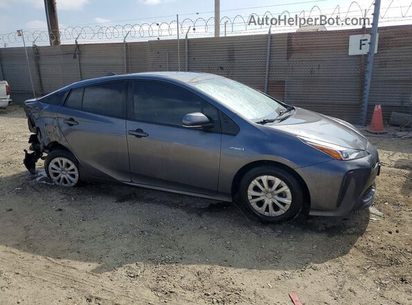 JTDKAMFU2M3132690 2021 TOYOTA PRIUS Серый Передняя правая четверть