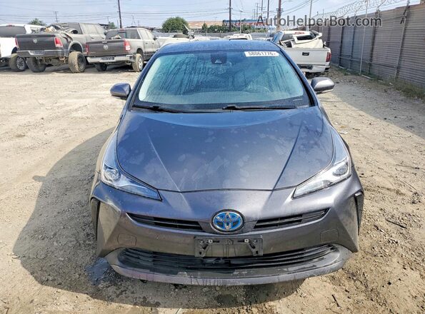 JTDKAMFU2M3132690 2021 TOYOTA PRIUS Серый Вид спереди