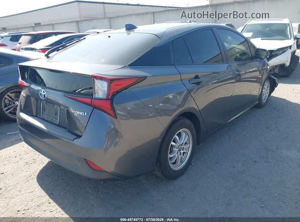JTDKAMFU2M3138618 2021 TOYOTA PRIUS Gray Tył prawy
