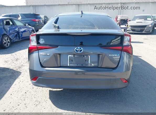JTDKAMFU2M3138618 2021 TOYOTA PRIUS Gray 