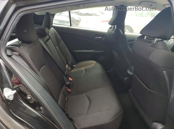 JTDKAMFU2M3147206 2021 TOYOTA PRIUS Black Vista de los asientos traseros