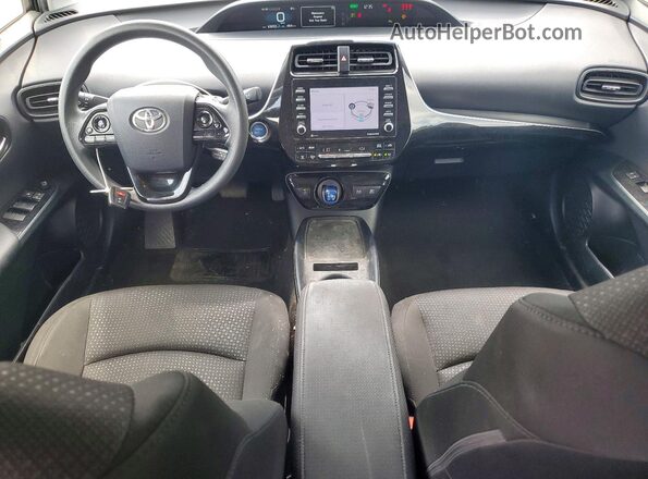JTDKAMFU2M3147206 2021 TOYOTA PRIUS Black Vista del salpicadero