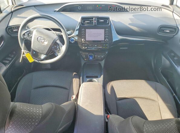 JTDKAMFU2M3148551 2021 TOYOTA PRIUS White Dashboard view