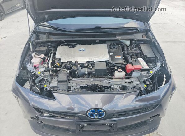JTDKAMFU2N3168560 2022 TOYOTA PRIUS Gray Rear interior view