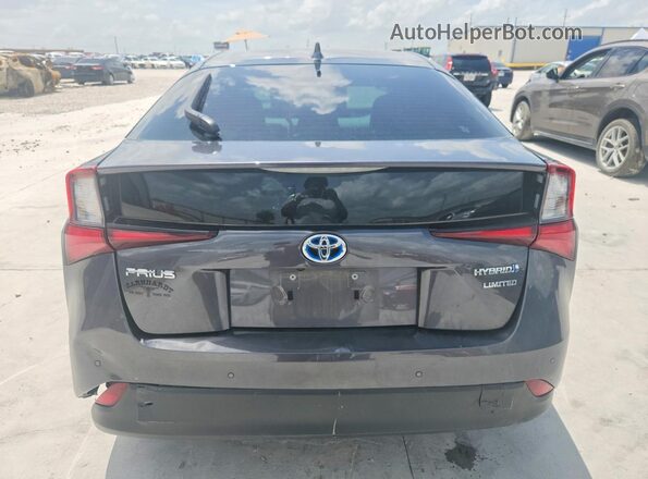 JTDKAMFU2N3168560 2022 TOYOTA PRIUS Gray Rear view