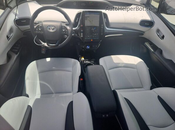 JTDKAMFU2N3168560 2022 TOYOTA PRIUS Gray Dashboard view