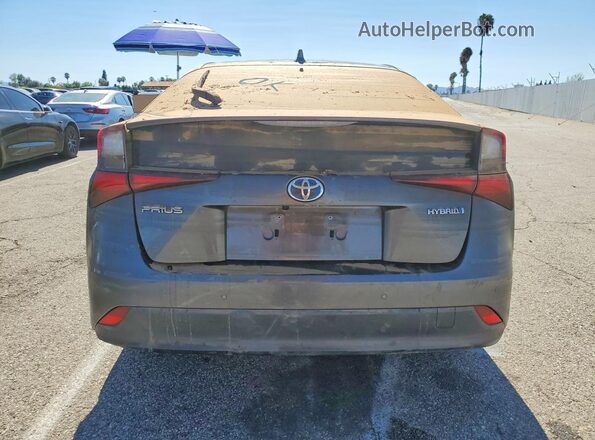 JTDKAMFU2N3170406 2022 TOYOTA PRIUS Gray Widok z tyłu