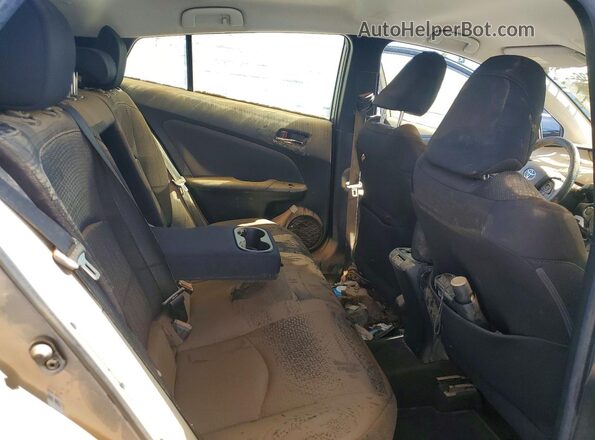 JTDKAMFU2N3170406 2022 TOYOTA PRIUS Gray Widok tylnych siedzeń