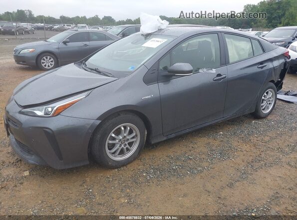JTDKAMFU2N3176741 2022 TOYOTA PRIUS Gray Przód lewy