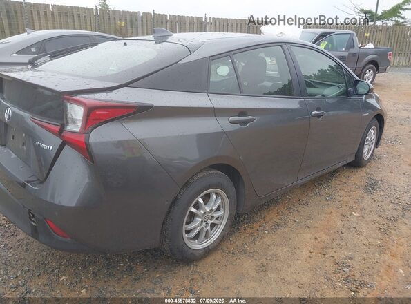 JTDKAMFU2N3176741 2022 TOYOTA PRIUS Gray Tył prawy