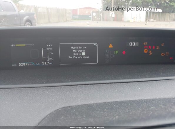 JTDKAMFU2N3176741 2022 TOYOTA PRIUS Gray Widok tylnych siedzeń