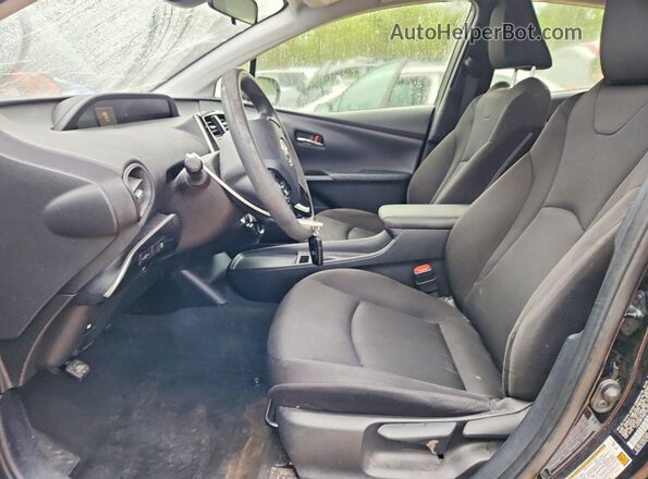 JTDKAMFU3M3141110 2021 TOYOTA PRIUS Black Vista interior delantera