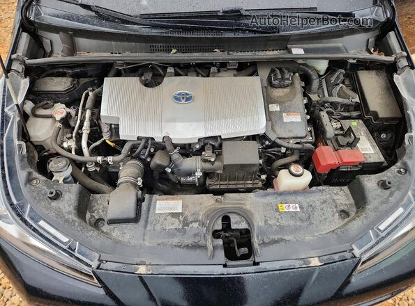 JTDKAMFU3M3141110 2021 TOYOTA PRIUS Black Vista interior trasera