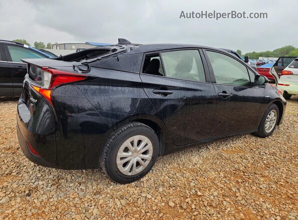 JTDKAMFU3M3141110 2021 TOYOTA PRIUS Black Trasero derecho