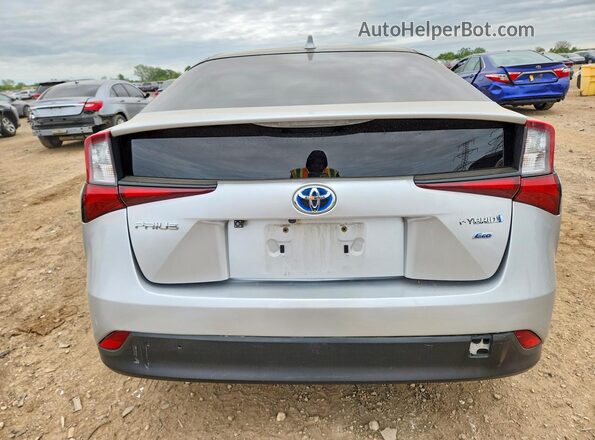 JTDKAMFU3N3159334 2022 TOYOTA PRIUS Серебряный Вид сзади