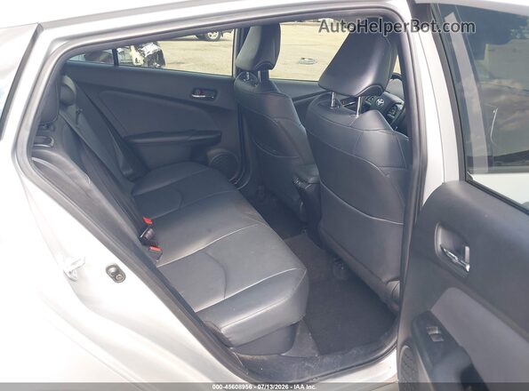 JTDKAMFU3N3161939 2022 TOYOTA PRIUS Silver Widok naklejki z numerem VIN