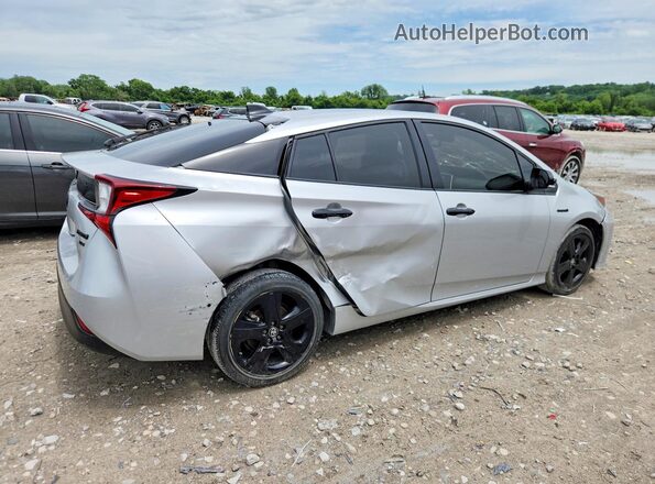 JTDKAMFU3N3172262 2022 TOYOTA PRIUS Silver Rear right