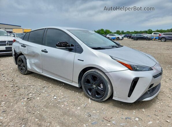 JTDKAMFU3N3172262 2022 TOYOTA PRIUS Silver Front right
