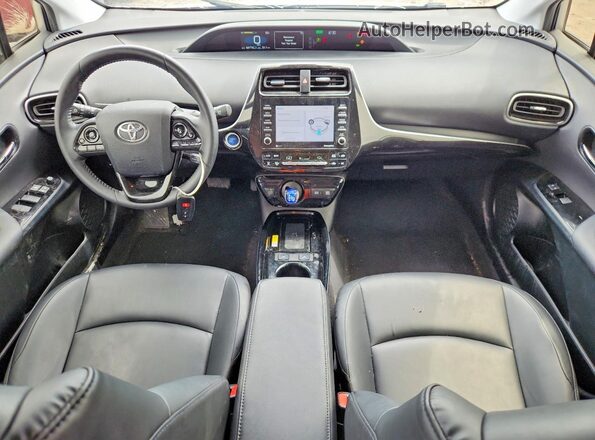 JTDKAMFU3N3172262 2022 TOYOTA PRIUS Silver Dashboard view