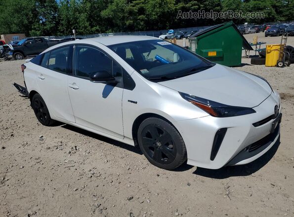 JTDKAMFU4M3128205 2021 TOYOTA PRIUS White Przód prawy