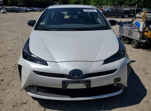 JTDKAMFU4M3128205 2021 TOYOTA PRIUS White Widok z przodu