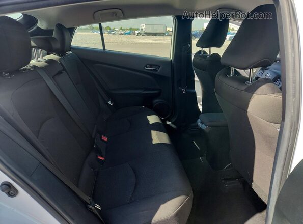 JTDKAMFU4M3147949 2021 TOYOTA PRIUS White Вид задніх сидінь