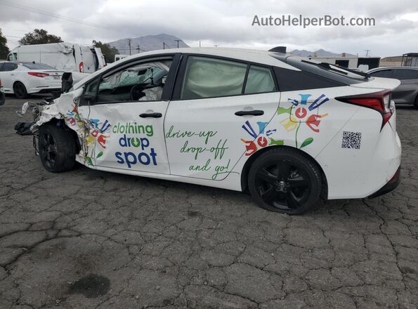 JTDKAMFU4N3163490 2022 TOYOTA PRIUS White Հետևի ձախ