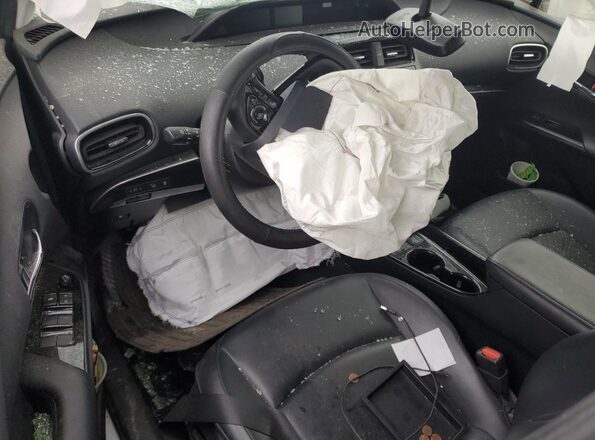 JTDKAMFU4N3163490 2022 TOYOTA PRIUS White Առջևի վահանակի տեսք