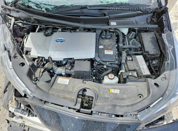 JTDKAMFU4N3167295 2022 TOYOTA PRIUS Black Widok wnętrza z tyłu
