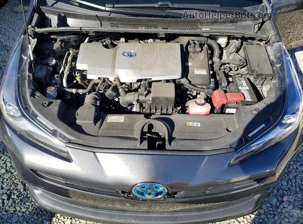 JTDKAMFU4N3167703 2022 TOYOTA PRIUS Charcoal Rear interior view