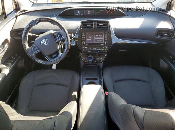 JTDKAMFU4N3167703 2022 TOYOTA PRIUS Charcoal Dashboard view