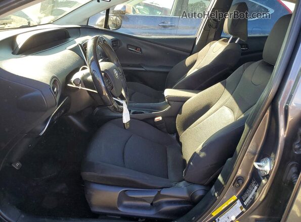 JTDKAMFU4N3167703 2022 TOYOTA PRIUS Charcoal Front interior view