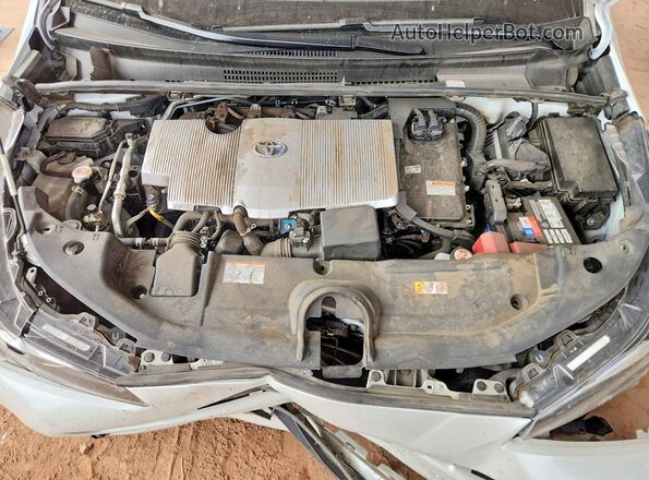 JTDKAMFU4N3175140 2022 TOYOTA PRIUS White Շարժիչի բաժամունքի տեսք