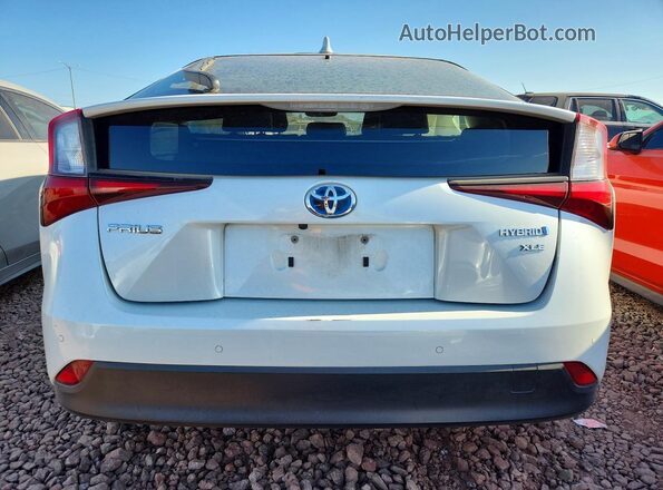 JTDKAMFU4N3175140 2022 TOYOTA PRIUS White Հետևի տեսք