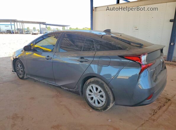 JTDKAMFU5M3143893 2021 TOYOTA PRIUS Gray Trasero izquierdo