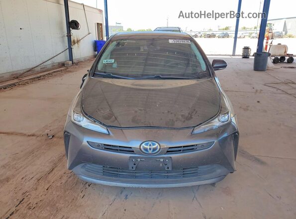JTDKAMFU5M3143893 2021 TOYOTA PRIUS Gray Vista frontal