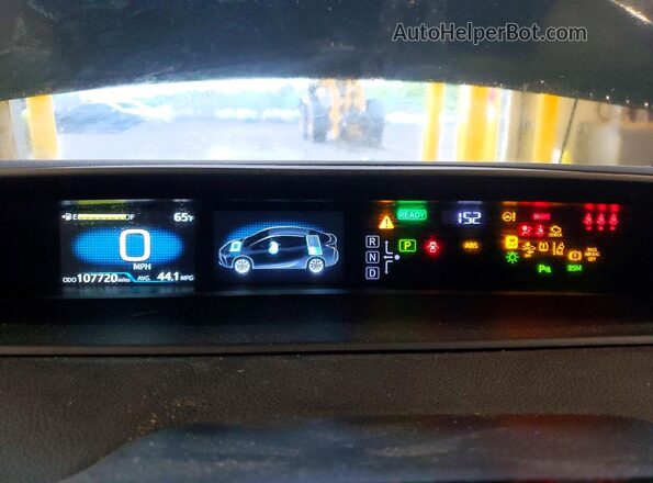 JTDKAMFU5M3145837 2021 TOYOTA PRIUS Black Սարքավորումների վահանակի տեսք