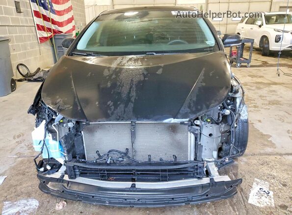 JTDKAMFU5M3145837 2021 TOYOTA PRIUS Black Դիմացի տեսք