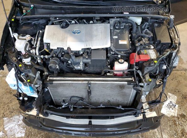 JTDKAMFU5M3145837 2021 TOYOTA PRIUS Black Շարժիչի բաժամունքի տեսք