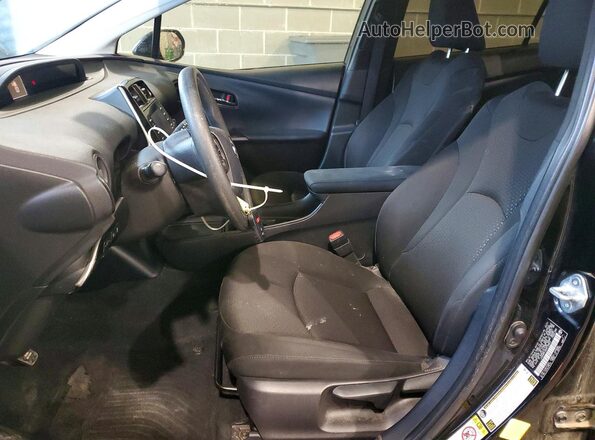 JTDKAMFU5M3145837 2021 TOYOTA PRIUS Black Սալոնի դիմացի տեսք