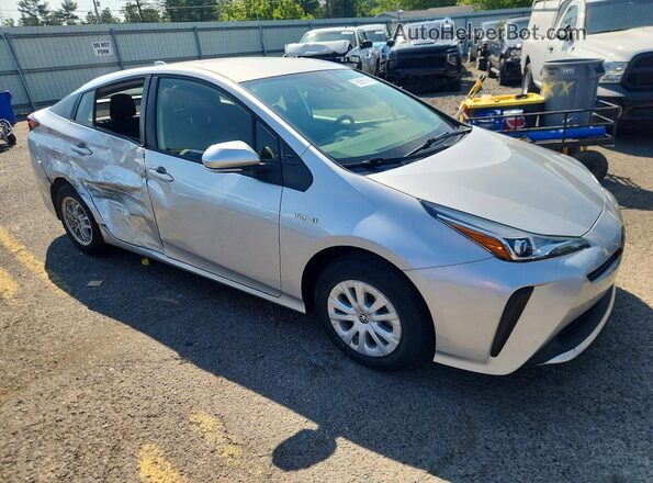 JTDKAMFU5M3147846 2021 TOYOTA PRIUS Silver წინა მარჯვენა