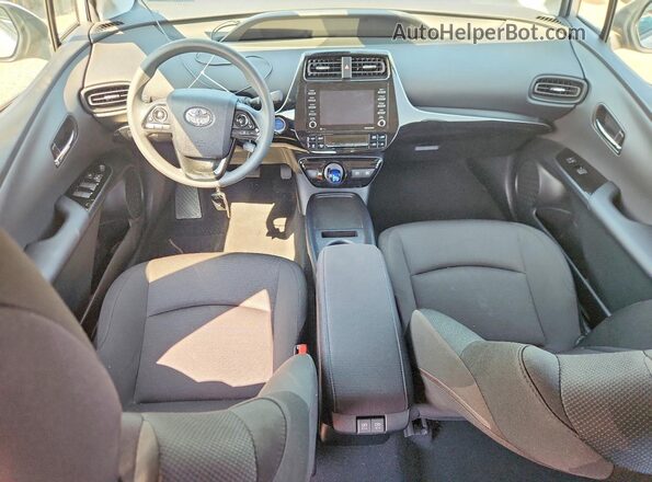 JTDKAMFU5M3147846 2021 TOYOTA PRIUS Silver წინა პანელის ხედი