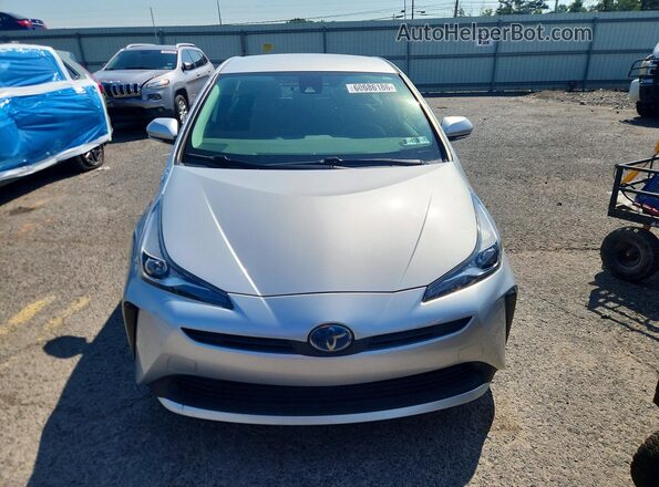 JTDKAMFU5M3147846 2021 TOYOTA PRIUS Silver წინა ხედი