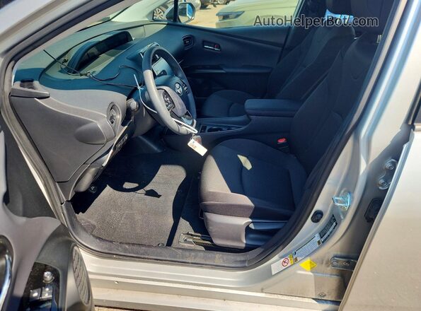 JTDKAMFU5M3147846 2021 TOYOTA PRIUS Silver წინა სალონის ხედი