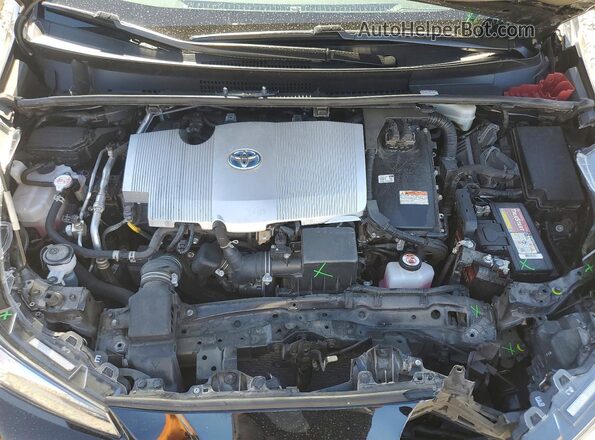 JTDKAMFU5N3171016 2022 TOYOTA PRIUS Black Вид задньої частини салону