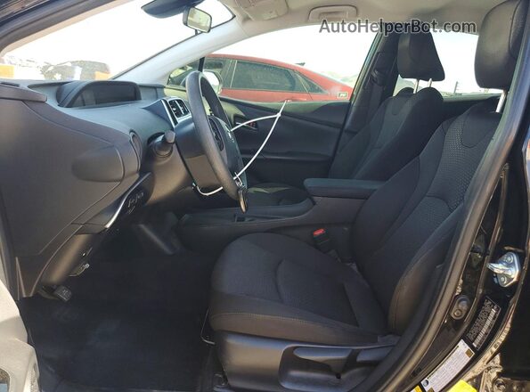 JTDKAMFU5N3171016 2022 TOYOTA PRIUS Black Вид салону спереду